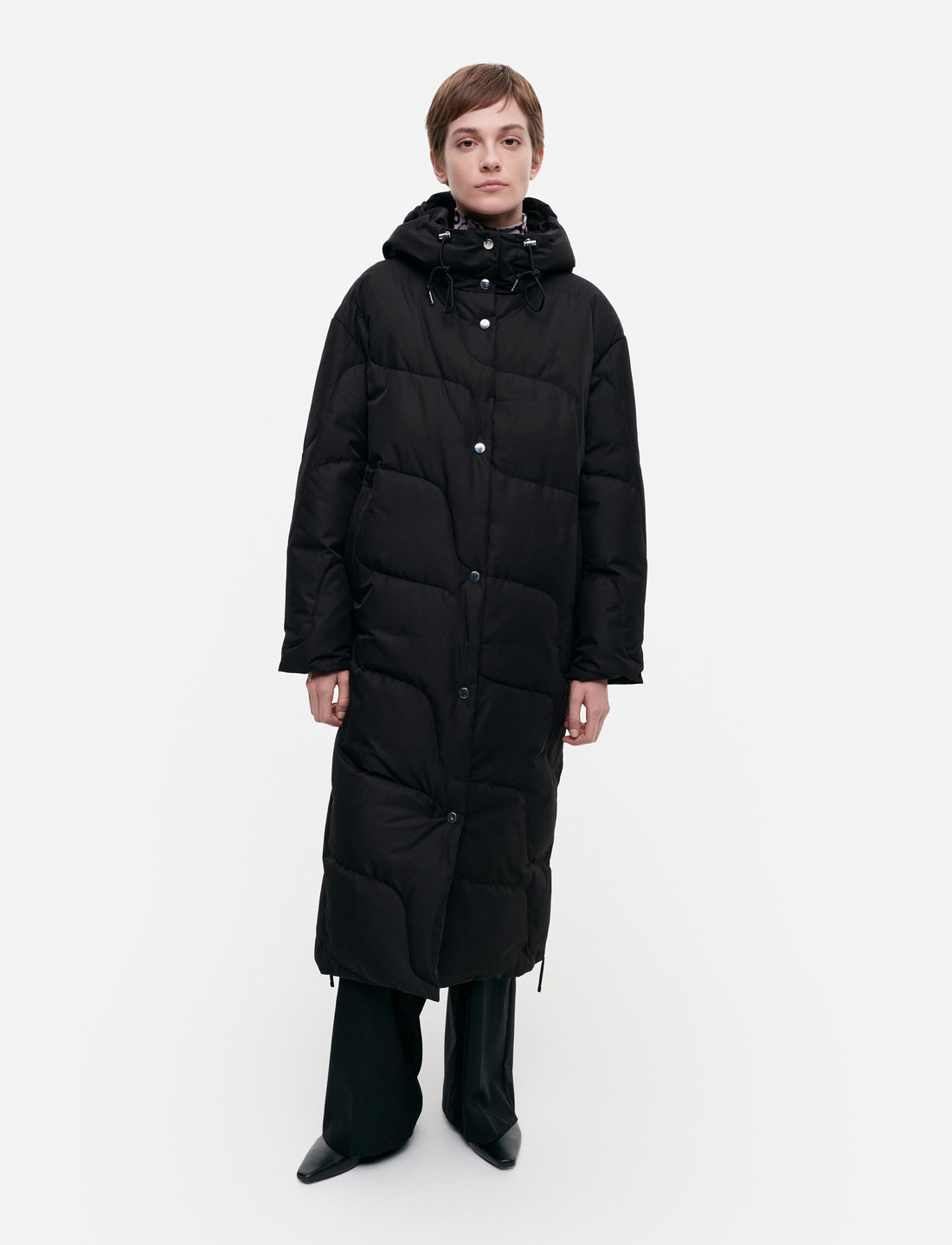 Marimekko top puffer coat