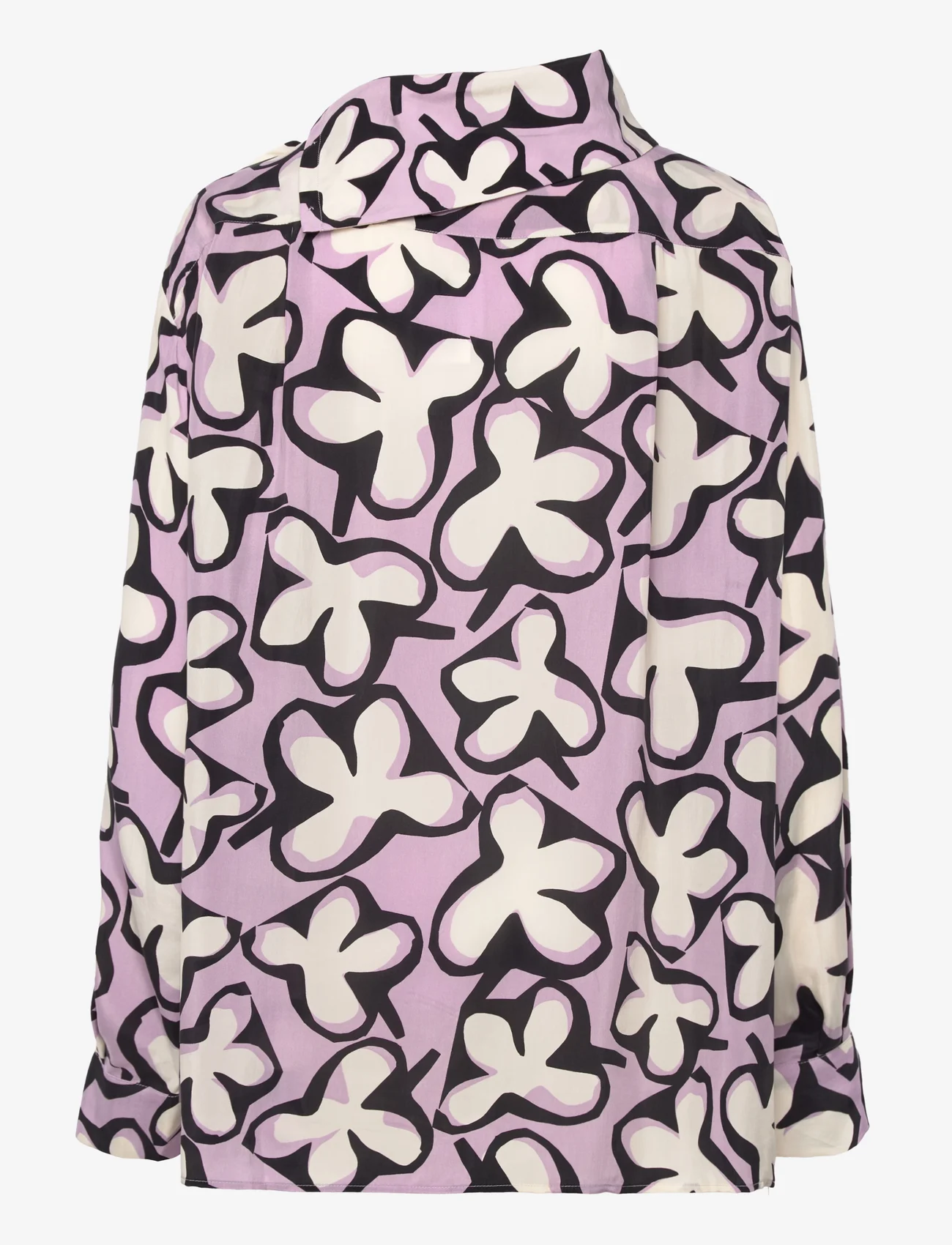 Marimekko - SALVAIN PATIKKA - palaidinės ilgomis rankovėmis - off-white, lilac, black - 1