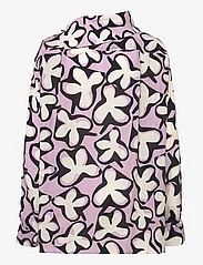 Marimekko - SALVAIN PATIKKA - blūzes ar garām piedurknēm - off-white, lilac, black - 1