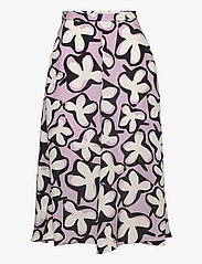 Marimekko - SIVELLIN PATIKKA - midi nederdele - off-white, lilac, black - 0
