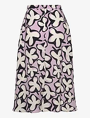 Marimekko - SIVELLIN PATIKKA - vidutinio ilgio sijonai - off-white, lilac, black - 1