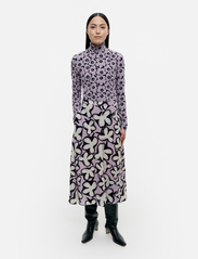 Marimekko - SIVELLIN PATIKKA - midi skirts - off-white, lilac, black - 2