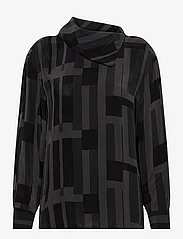 Marimekko - SALVAIN ATTIKA - long-sleeved blouses - black, dark grey - 0