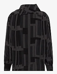Marimekko - SALVAIN ATTIKA - long-sleeved blouses - black, dark grey - 1