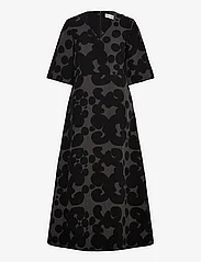 Marimekko - VINJETTI PIENI KEIDAS - maxi kjoler - black, dark grey - 0