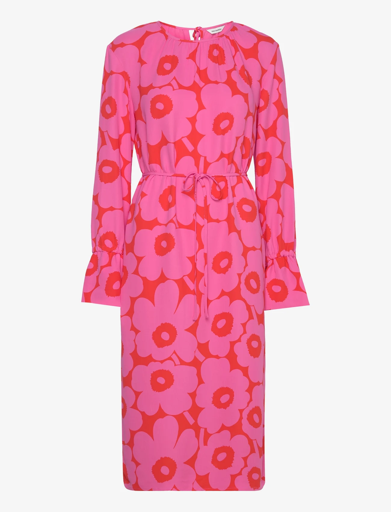 Marimekko - MAJOLIKA UNIKKO - vasaras kleitas - red, pink - 0