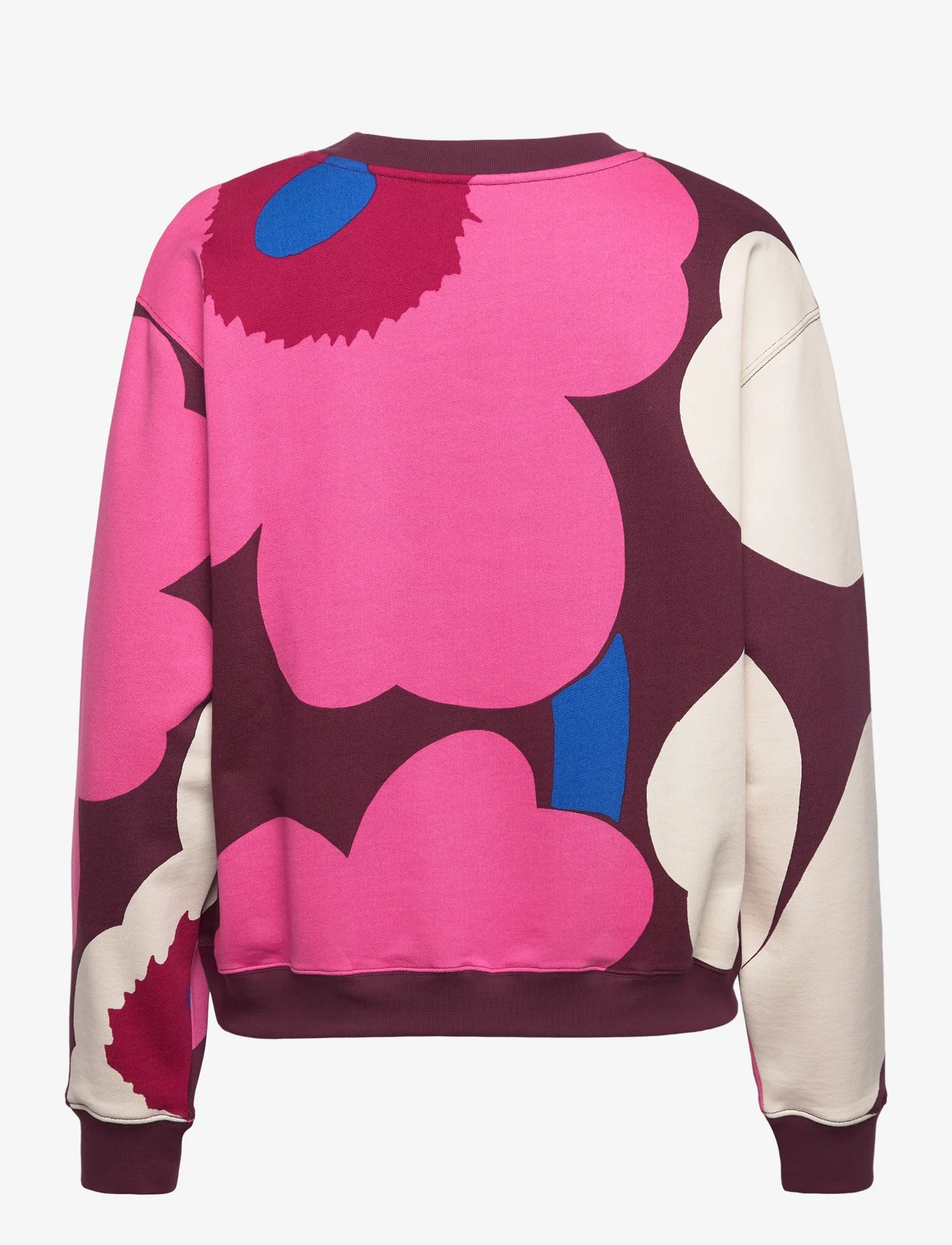 Marimekko - LEIOT UNIKKO - sportiska stila džemperi un džemperi ar kapuci - burgundy, pink, off-white - 1