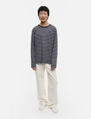 Marimekko - TASARAITA MEN´S LONGSLEEVE - t-shirts met lange mouwen - dark navy, grey - 2