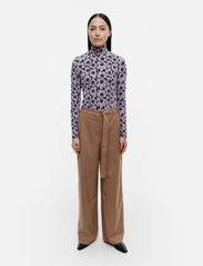 Marimekko - PALMETTI SOLID - tailored trousers - brown - 2