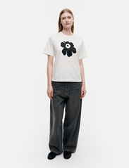 Marimekko - ERNA II UNIKKO PLACEMENT - t-shirts - off-white, black - 2