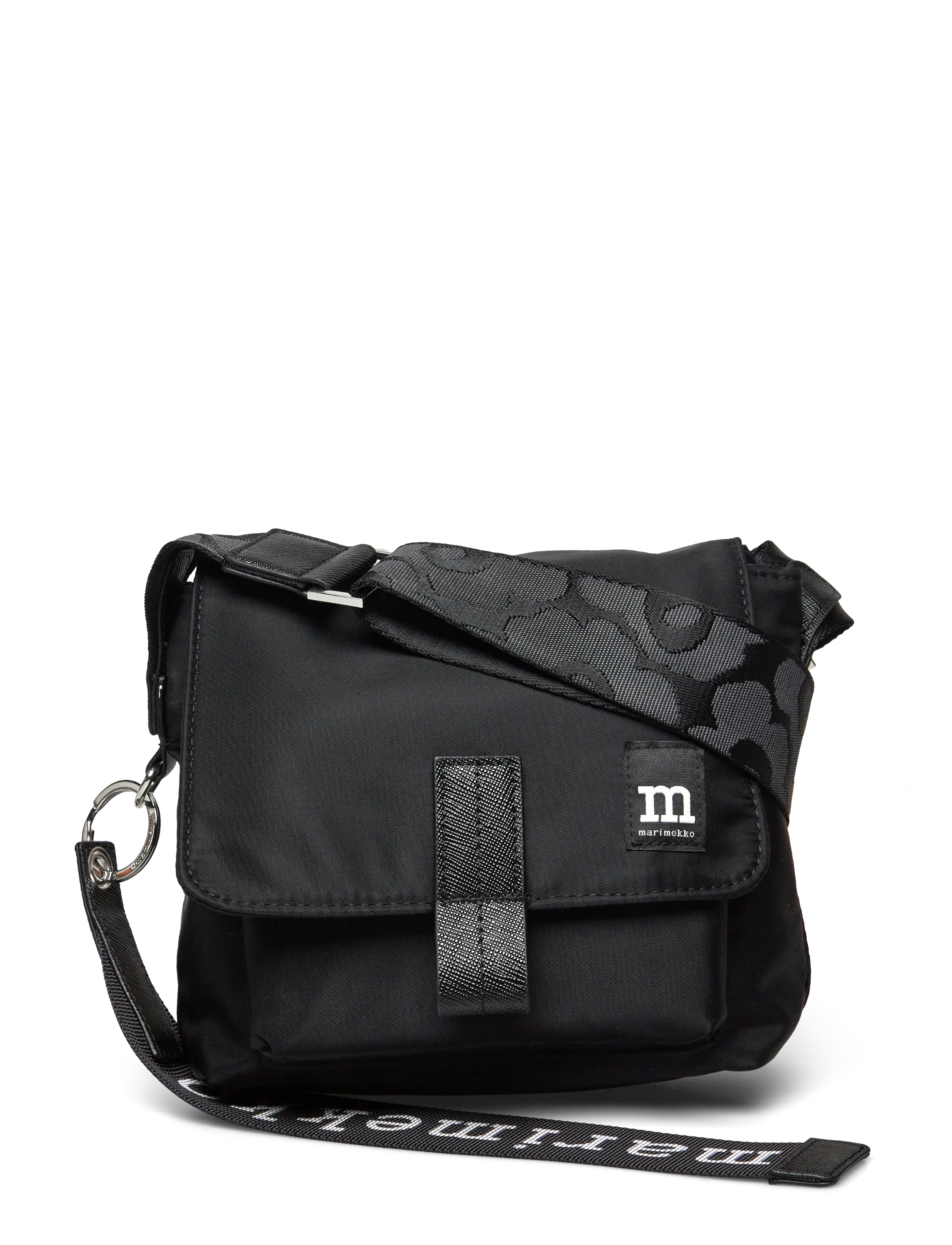 Marimekko MINI MESSENGER SOLID - Modetrender - BLACK / black