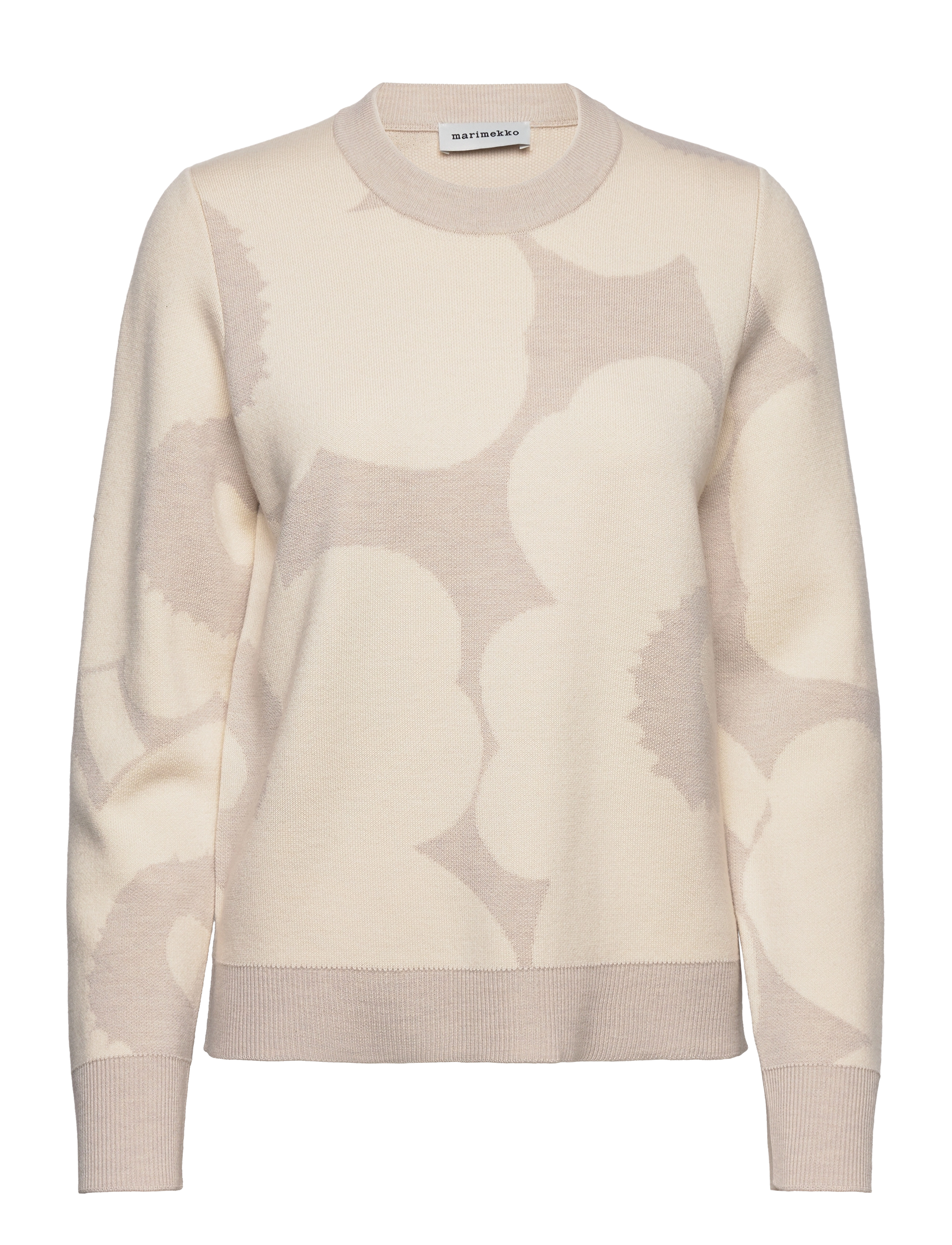 Marimekko - TAHTI II UNIKKO - light yellow, beige melange - 1