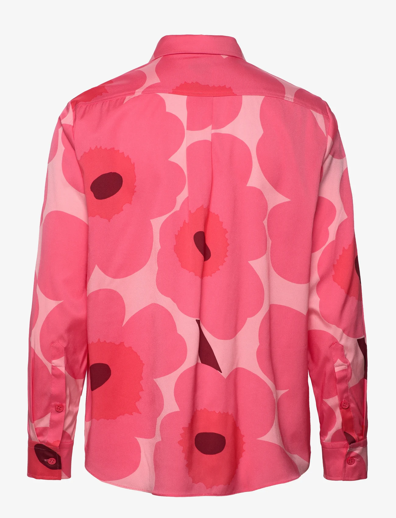Marimekko - MAIJA UNIKKO - long-sleeved shirts - pink, light pink, coral - 1