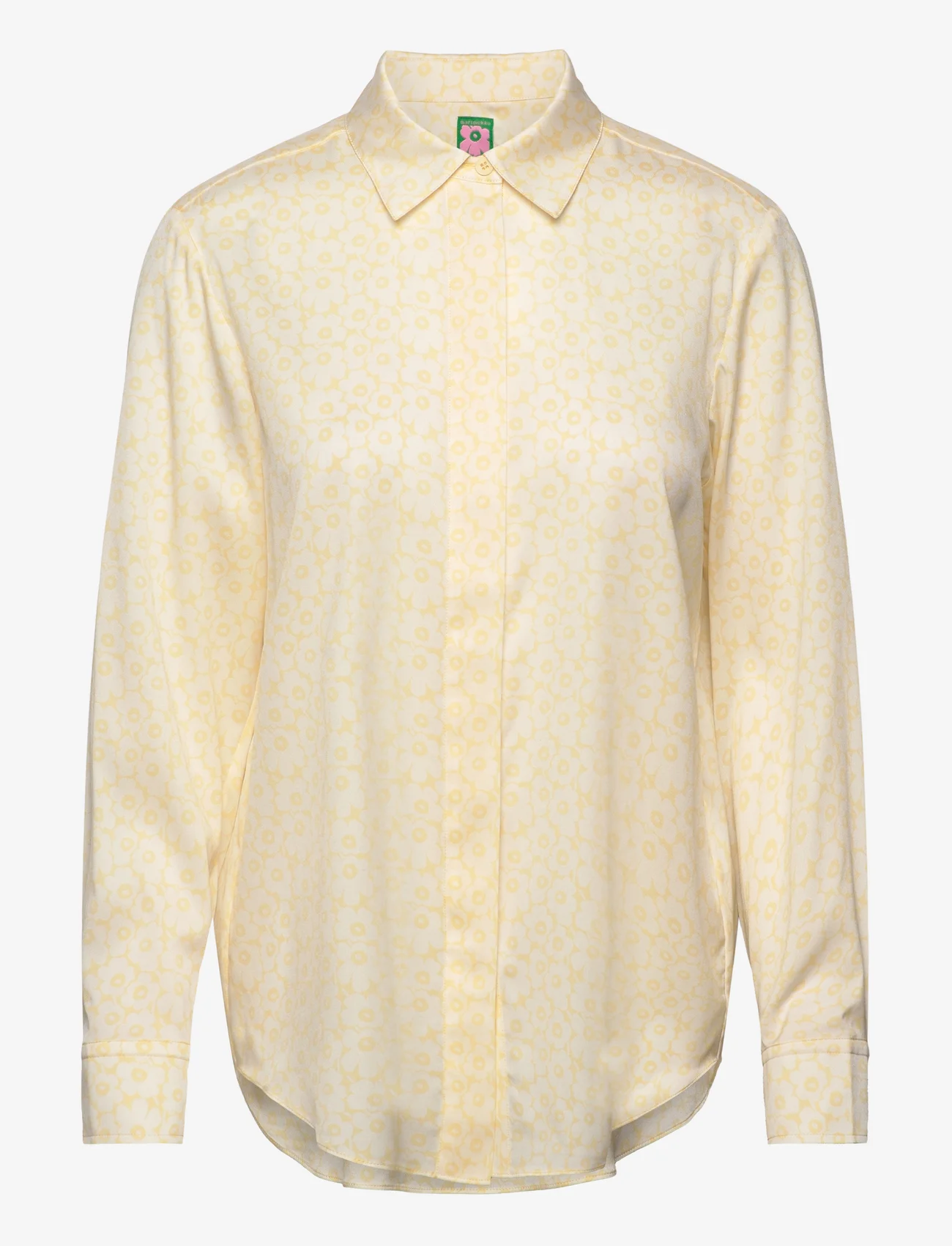 Marimekko - MAIJA PIKKUINEN UNIKKO - long-sleeved shirts - light yellow, off-white - 0