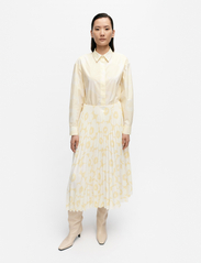 Marimekko - MYY UNIKKO - svārki ar ielocēm - light yellow, off-white - 0