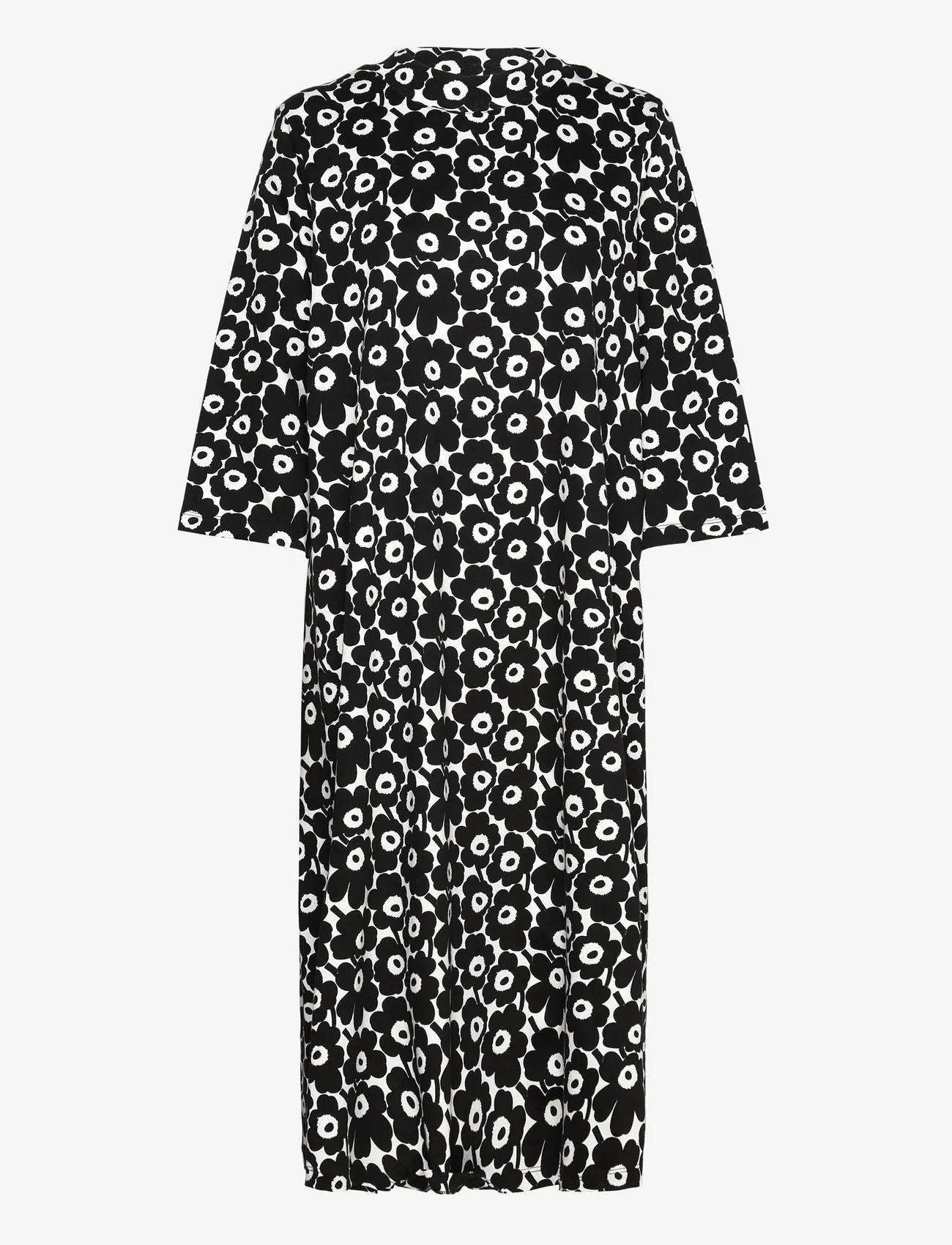 Marimekko - VAULA UNIKKO - midi kjoler - off-white, black - 0