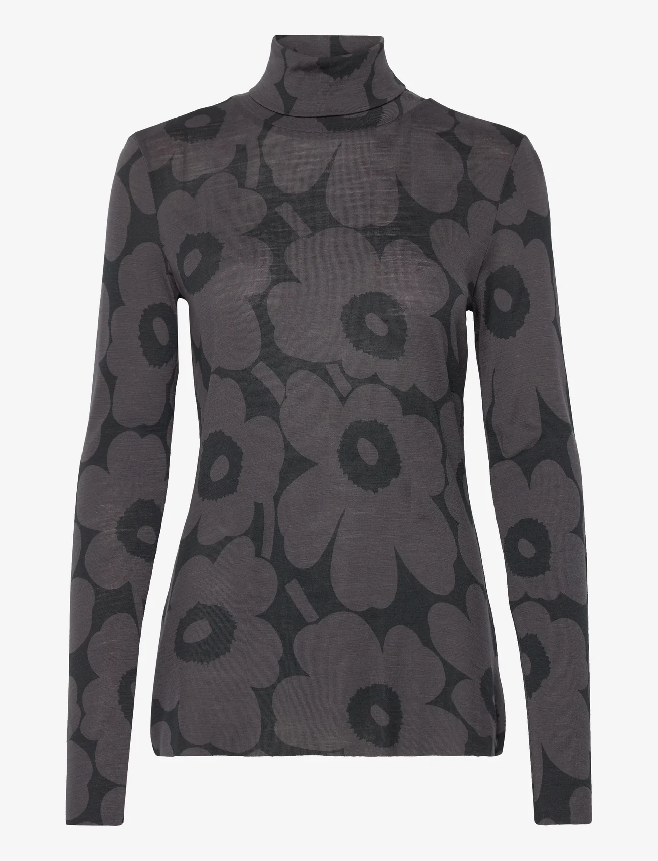 Marimekko - VILINA UNIKKO - džemperi ar augstu apkakli - dark grey, black - 0
