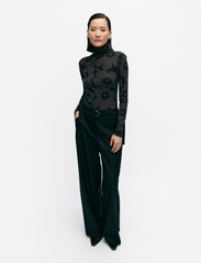 Marimekko - VILINA UNIKKO - megztiniai su aukšta apykakle - dark grey, black - 2