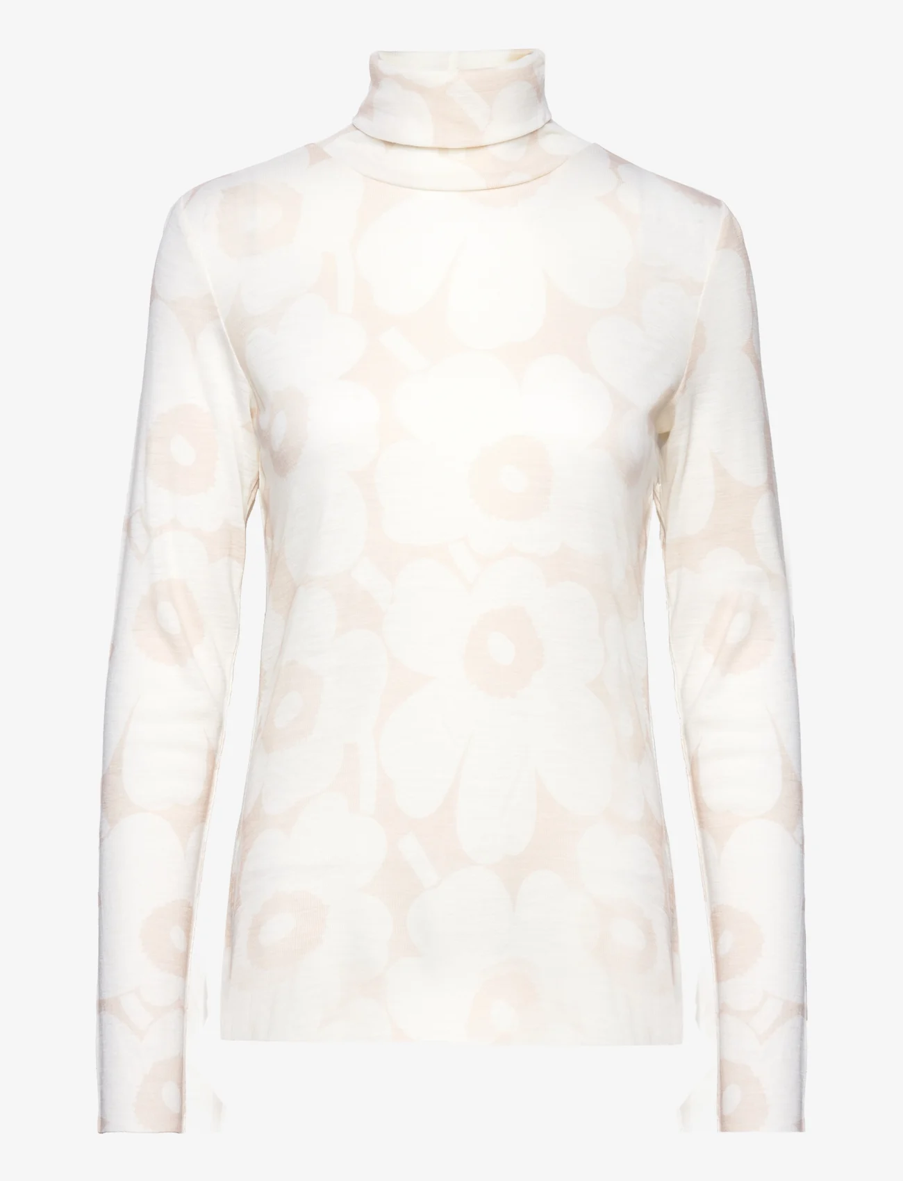Marimekko - VILINA UNIKKO - megztiniai su aukšta apykakle - off-white, beige - 0