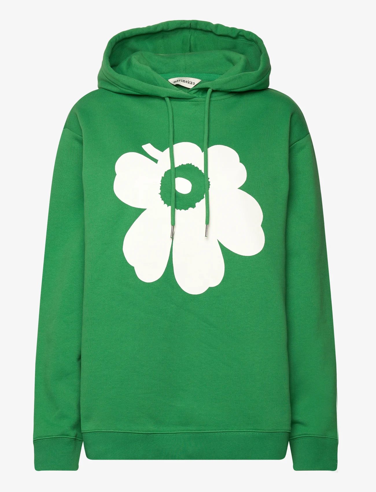 Marimekko - RUNOJA UNIKKO PLACEMENT - džemperiai su gobtuvu - green, off-white - 0