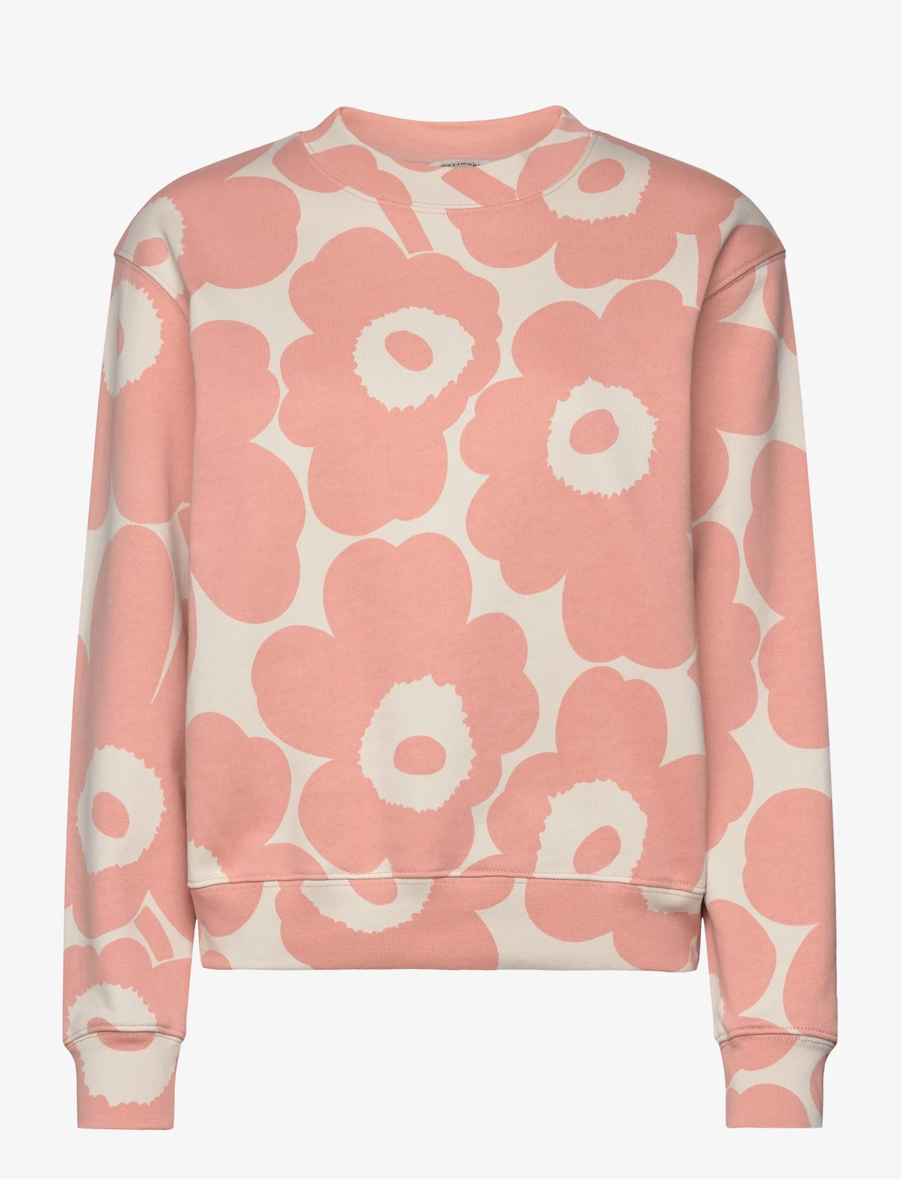 Marimekko - LEIOT PIENI UNIKKO 2 - sweatshirts & huvtröjor - light pink, off-white - 0
