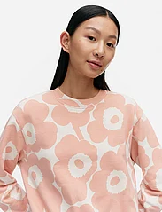 Marimekko - LEIOT PIENI UNIKKO 2 - sweatshirts & huvtröjor - light pink, off-white - 3