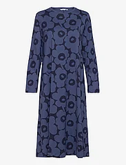 Marimekko - TIENOO UNIKKO - midi dresses - blue, dark blue - 0