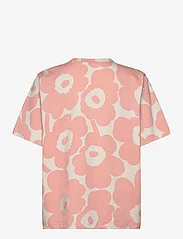Marimekko - ERNA PIENI UNIKKO 2 - t-shirts - light pink, off-white - 1