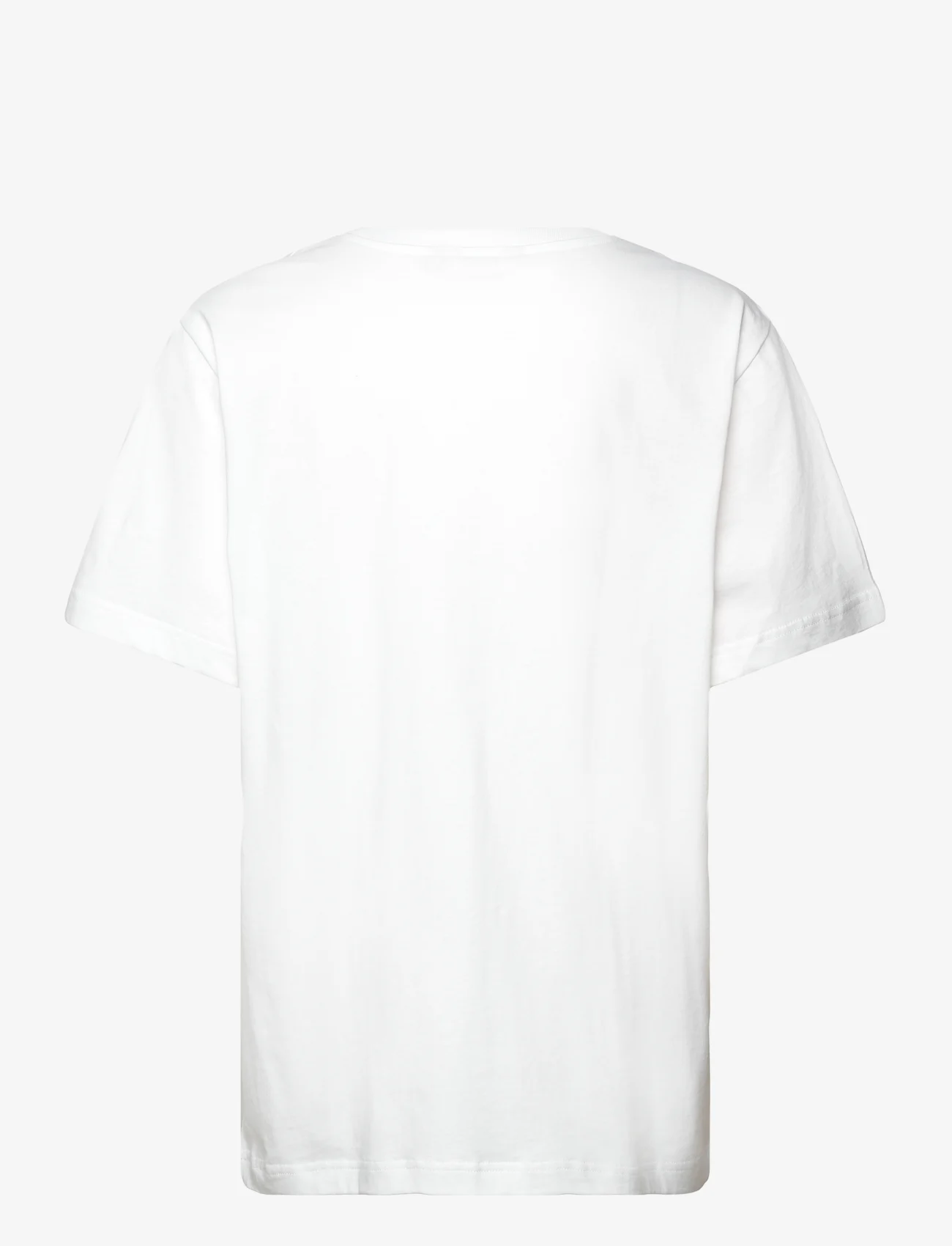 Marimekko - EMBLA UNIKKO PLACEMENT - marškinėliai - off-white, green - 1