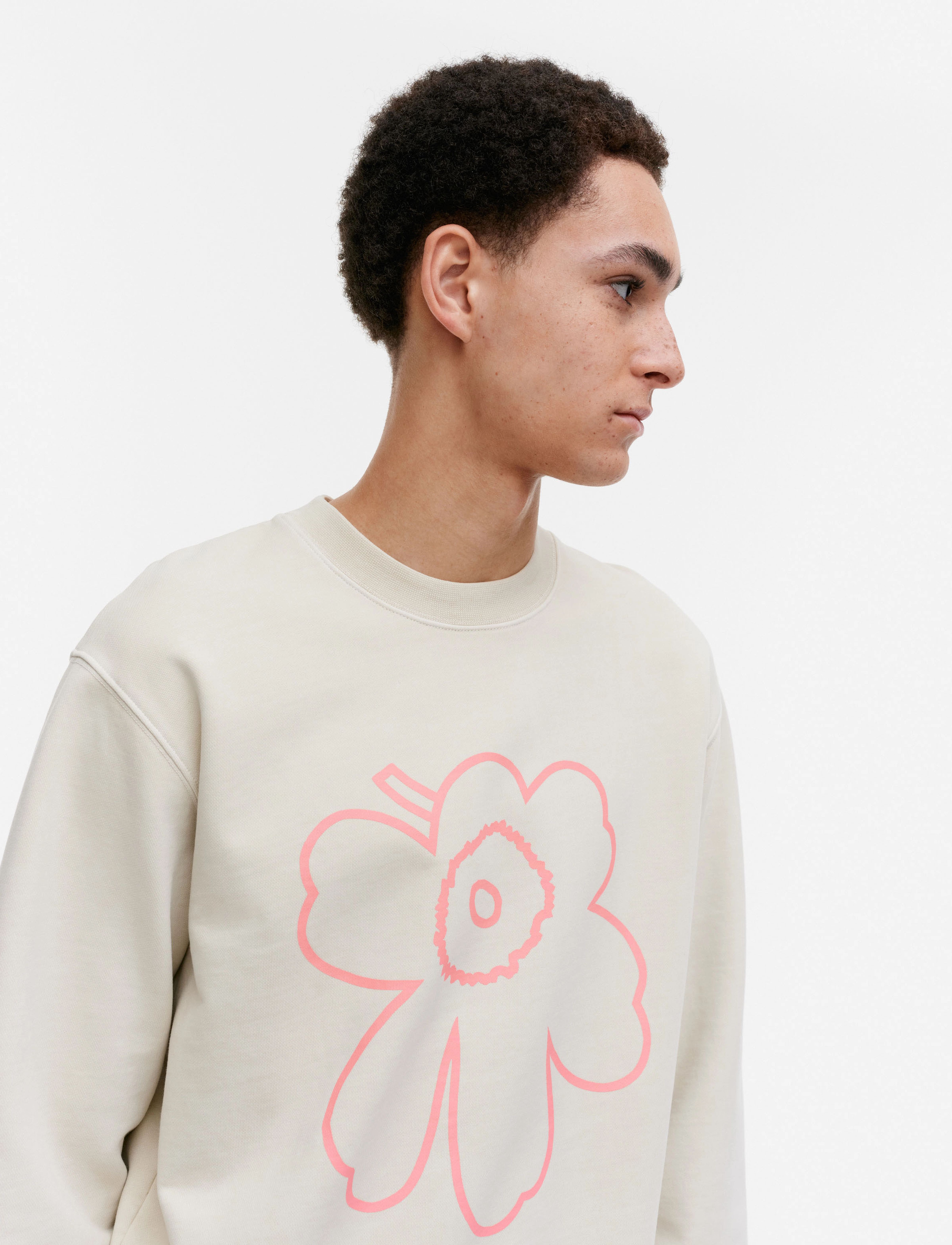 Marimekko - LOISTO PIIRTO UNIKKO PLACEMENT - light beige, pink - 3