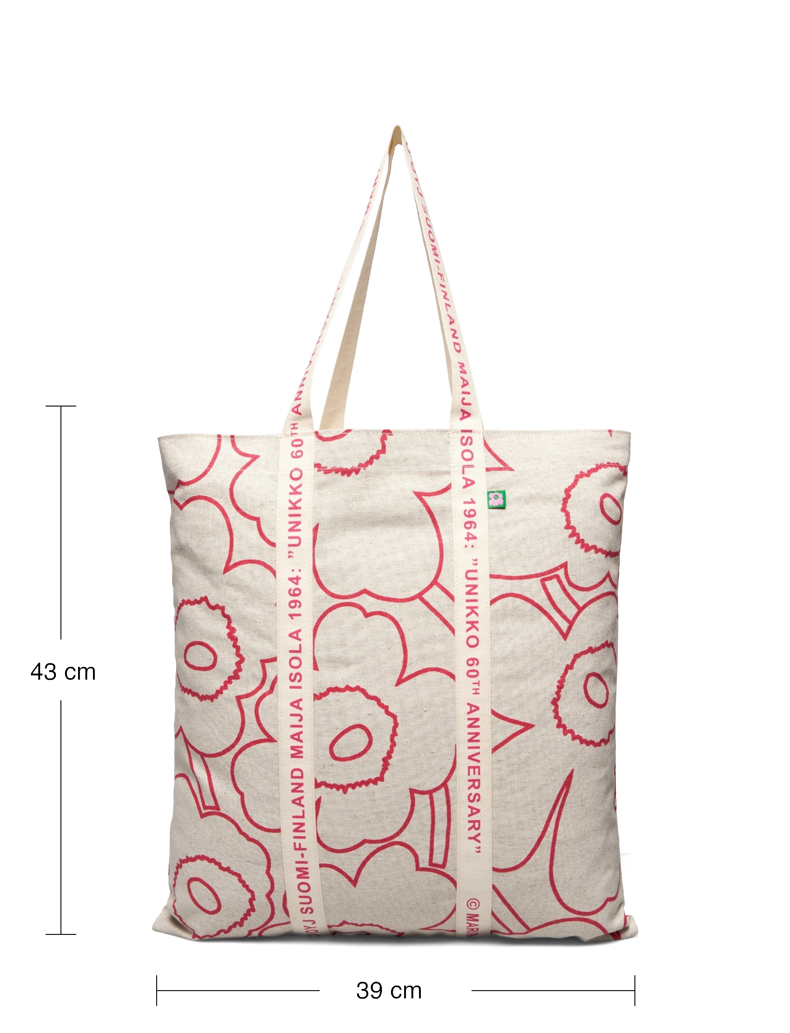 Marimekko - CARRIER MIDI PIIRTO UNIKKO - cotton, pink - 4