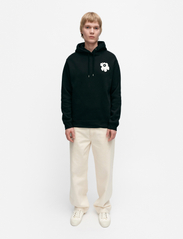 Marimekko - RUNOJA UNIKKO PLACEMENT - džemperiai su gobtuvu - black, off-white - 2