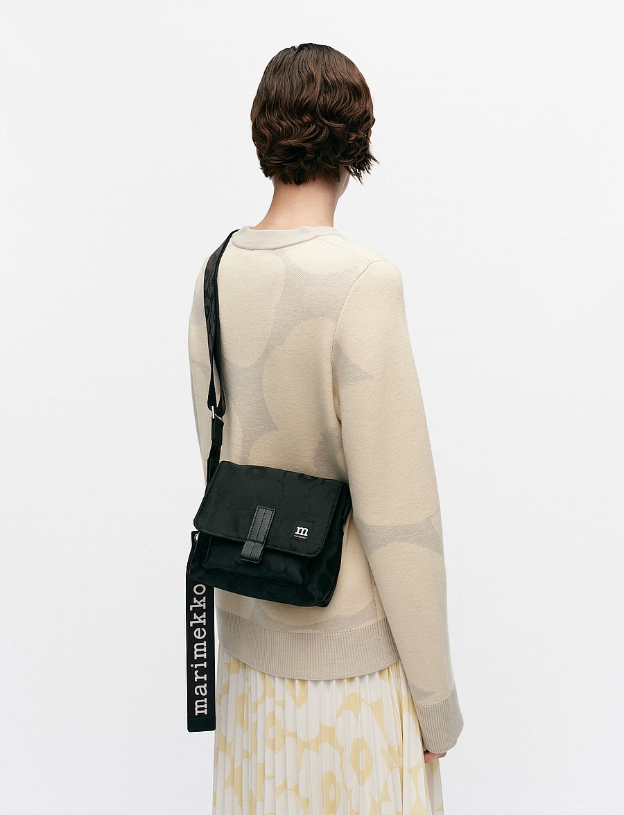 Marimekko - MINI MESSENGER UNIKKO - vinsældir í tísku - black, black - 0