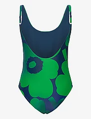 Marimekko - AGNETHA UNIKKO SWIMSUIT - swimsuits - green, blue - 2