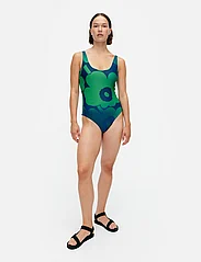 Marimekko - AGNETHA UNIKKO SWIMSUIT - swimsuits - green, blue - 0