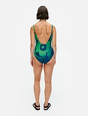 Marimekko - AGNETHA UNIKKO SWIMSUIT - swimsuits - green, blue - 3