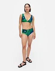 Marimekko - MYRTOS UNIKKO H.WAIST BOTTOM - bikini-slips - green, blue - 4