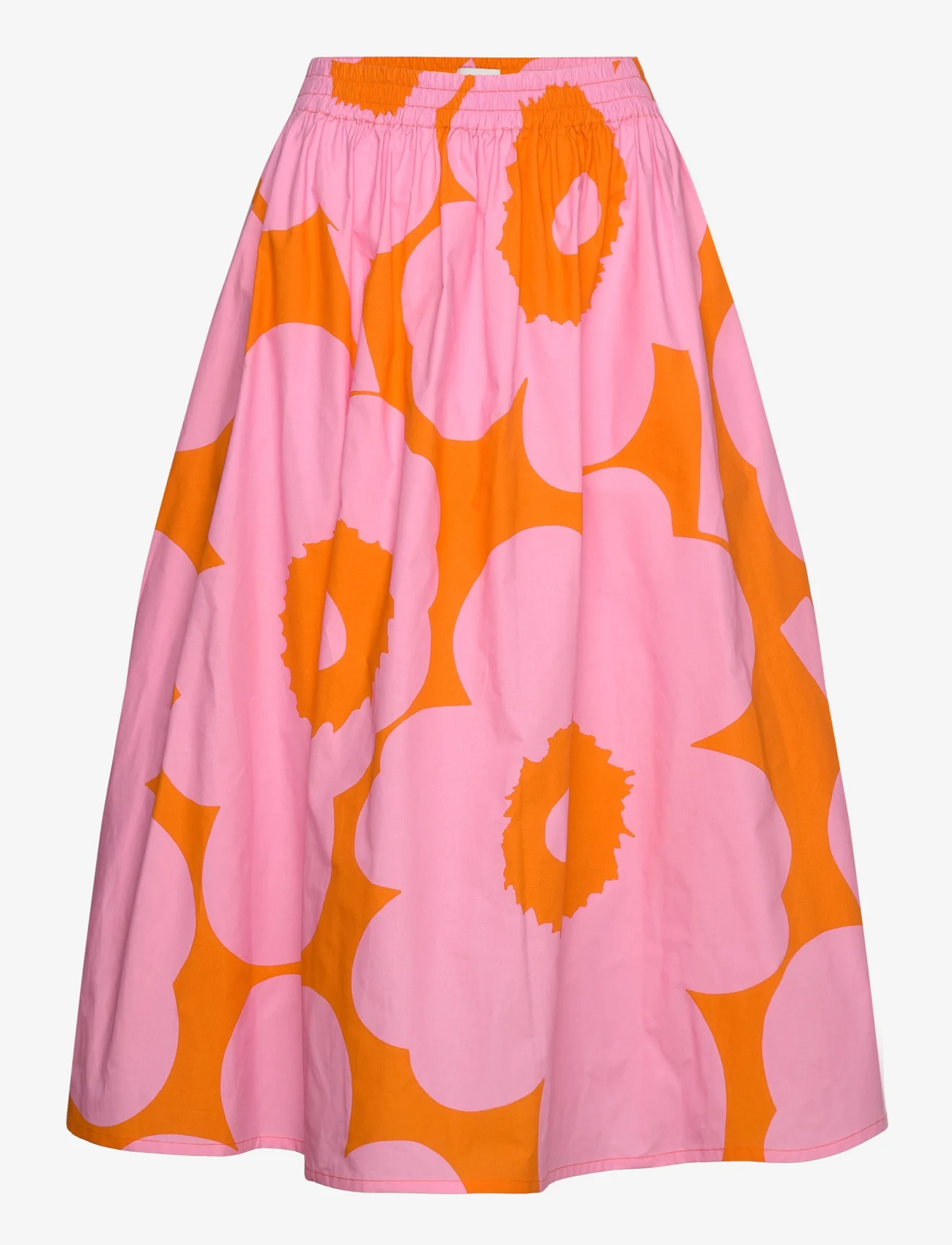 Marimekko - GARREL UNIKKO - midi skirts - light pink, orange - 1