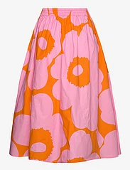 Marimekko - GARREL UNIKKO - midi skirts - light pink, orange - 2