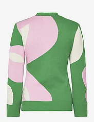 Marimekko - TYRSKE POIMINTO - cardigans - green, light pink, off-white - 2