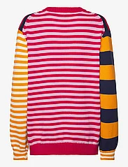 Marimekko - KESÄKOJU MAALIS PATJA - knitwear - orange, d.navy, fuchsia, pink - 2