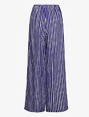 Marimekko - MERIVIRTA PICCOLO - wide leg trousers - blue, off-white - 2