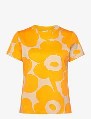 Marimekko - HELEYS UNIKKO - t-shirt & tops - orange, beige - 1