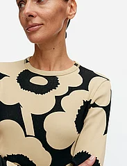 Marimekko - TULVA UNIKKO - t-shirt & tops - beige, black - 0