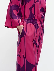 Marimekko - OANET VESI UNIKKO - wide leg trousers - fuchsia, dark purple - 0
