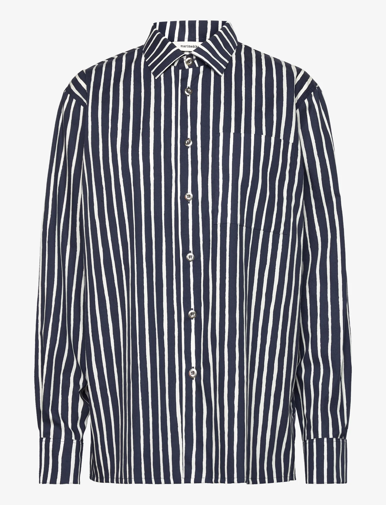 Marimekko - JOKAPOIKA 2017 - chemises à manches longues - dark blue, white - 1