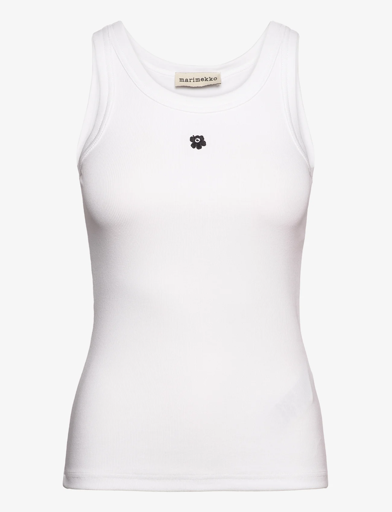 Marimekko - KEDOL UNIKKO PLACEMENT - t-shirt & tops - white, black - 1