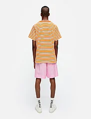 Marimekko - TASARAITA SS - t-shirts - orange, off-white - 3