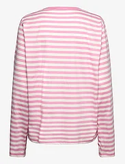 Marimekko - TASARAITA RELAXED LS - pitkähihaiset t-paidat - light pink, off-white - 2