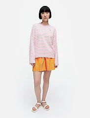Marimekko - TASARAITA RELAXED LS - t-shirts met lange mouwen - light pink, off-white - 4